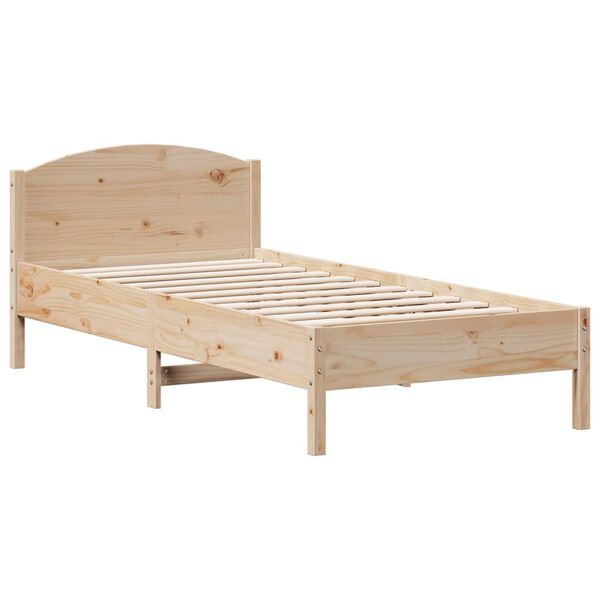 vidaXL Cadre de lit sans matelas 100x200 cm bois massif de pin