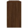 vidaXL Buffet avec lumi&egrave;res LED ch&ecirc;ne marron 142,5x37x67 cm