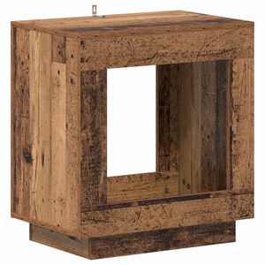 vidaXL Table d'appoint Bois ancien 60 x 40 x 65 cm Bois d'ing&eacute;nierie