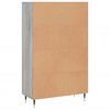 vidaXL Buffet haut sonoma gris 69,5x31x115 cm bois d'ing&eacute;nierie