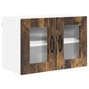 vidaXL Armoire de cuisine avec porte 2 pcs Ch&ecirc;ne fum&eacute; 60 x 31 x 40 cm
