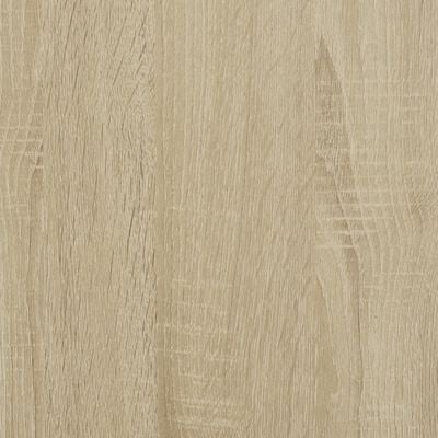 vidaXL Cadre de lit chêne sonoma 200x200 cm bois d'ingénierie