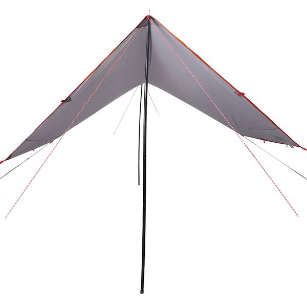 vidaXL B&acirc;che de camping orange 430x380x210 cm imperm&eacute;able