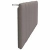 vidaXL Coussin de t&ecirc;te de lit Hanko taupe 140 cm tissu