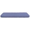 vidaXL Coussins de si&egrave;ge 4 pcs Bleu denim 40 x 40 x 3 cm tissu