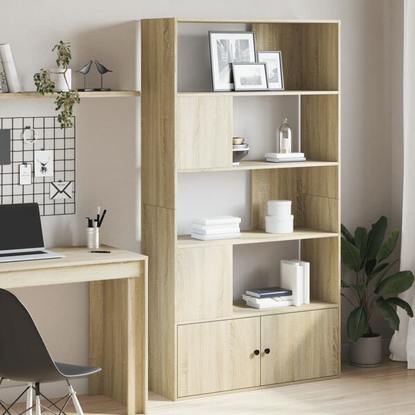 vidaXL Biblioth&egrave;que ch&ecirc;ne sonoma 100x36x189 cm bois d'ing&eacute;nierie