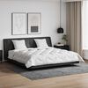 vidaXL Couette avec oreiller 3 pcs Blanc Microfibre