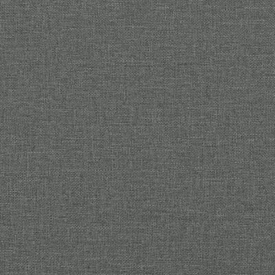 vidaXL Cadre de lit sans matelas gris foncé 140x200 cm tissu