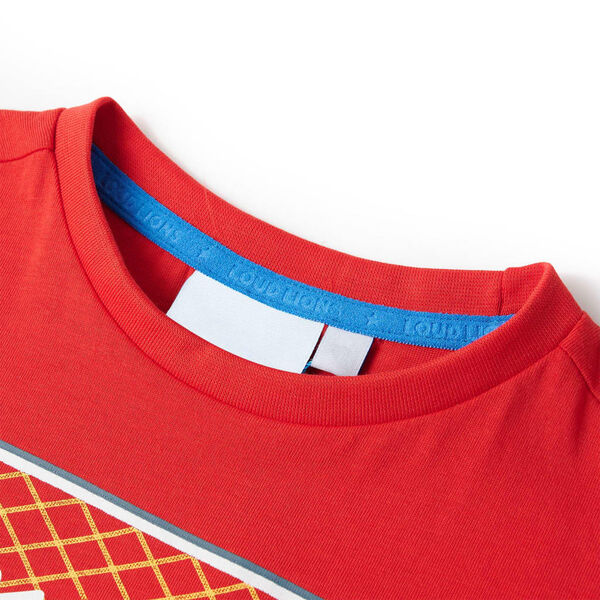 T-shirt pour enfants rouge 104