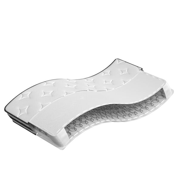 vidaXL Matelas &agrave; ressorts bonnell moyen 100x200 cm