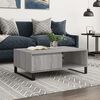 vidaXL Table basse sonoma gris 90x60x35 cm bois d'ing&eacute;nierie