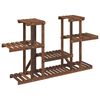 vidaXL Support &agrave; fleurs 110x25x73 cm bois massif de sapin