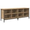 vidaXL Cabinet &agrave; chaussures 131 x 35 x 50 cm Bois d'ing&eacute;nierie et fer