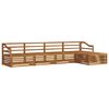 vidaXL Ensemble de canap&eacute;s d'ext&eacute;rieur 5 pcs Naturel