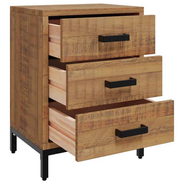 vidaXL Tables de chevet 2 pcs 40x30x55 cm Bois de pin massif