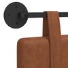 vidaXL marron 2 pcs Marron 200 x 5 x 40 cm Panneau de particules