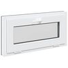 vidaXL Fen&ecirc;tre sous-sol RISOR 80x40 cm inclinable 2vitrages anthracite