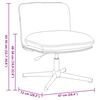 vidaXL Chaise pivotante de bureau Bleu Tissu