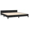 vidaXL Cadre de lit sans matelas noir velours