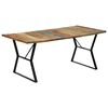 vidaXL Table de salle &agrave; manger 180x90x76cm Bois de r&eacute;cup&eacute;ration solide