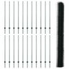 vidaXL Cl&ocirc;ture avec poteau Vert 1,4 x 50 m Acier et PVC