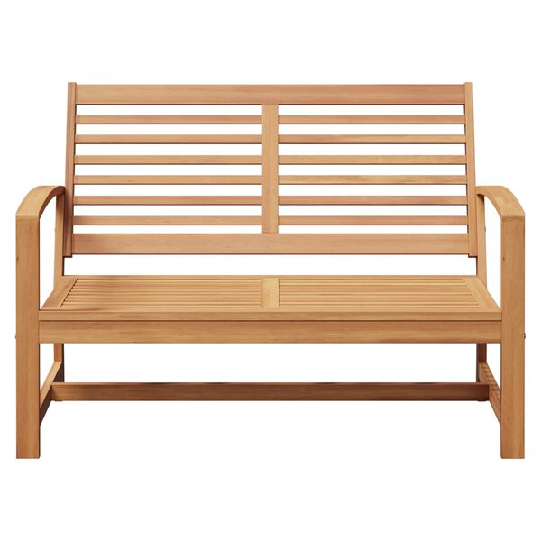 vidaXL Banc de jardin Naturel 110 x 64 x 76.5 cm Bois de teck solide
