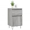 vidaXL Buffet sonoma gris 40x35x70 cm bois d'ing&eacute;nierie