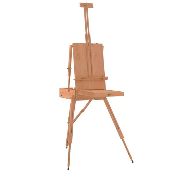 vidaXL Chevalet 81x121x173 cm bois de hêtre massif