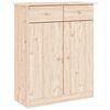 vidaXL Armoire &agrave; chaussures ALTA 77x35x96 cm bois massif de pin