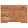vidaXL Dessus de bureau 80x60x2,5cm rectangulaire bois massif d'acacia
