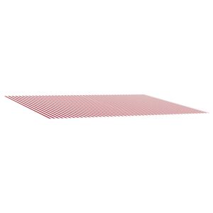 vidaXL Toile de rechange pour auvent Rouge et Blanc 600 &times; 350 cm