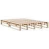 vidaXL Lit biblioth&egrave;que sans matelas 150x200 cm bois massif de pin