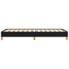 vidaXL Cadre de lit sans matelas noir 80x200 cm tissu