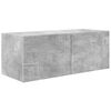 vidaXL Meuble TV 8 pcs Gris b&eacute;ton