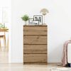 vidaXL Buffet ch&ecirc;ne artisanal 60x35x98,5 cm bois d'ing&eacute;nierie