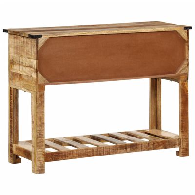 vidaXL Table console 100x35x75 cm bois de manguier massif