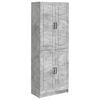 vidaXL Ensemble de Meubles 2 pc Gris b&eacute;ton Bois d'ing&eacute;nierie