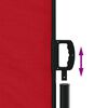 vidaXL Auvent lat&eacute;ral r&eacute;tractable rouge 140x1200 cm