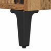 vidaXL Cabinet de chevet avec tiroir 2 pcs Bois ancien 40 x 35 x 70 cm