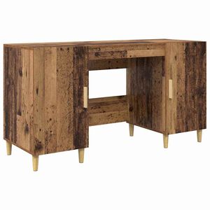 vidaXL Bureau Bois Ancien Bois d'ing&eacute;nierie 140 x 50 x 75 cm