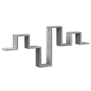vidaXL &Eacute;tag&egrave;re murale sonoma gris 104,5x10x43 cm bois d'ing&eacute;nierie