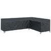 vidaXL Housse pour meubles Noir 286 x 222 x 80 cm Tissu Oxford 210D