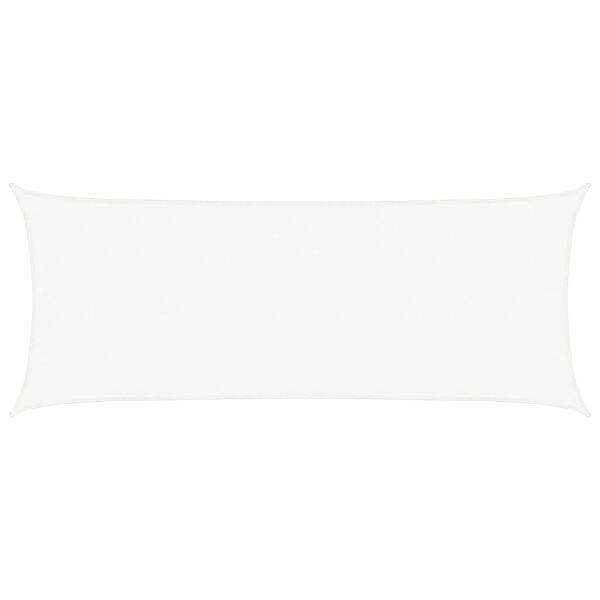 vidaXL Voile d'ombrage 160 g/m² Blanc 2x5 m PEHD