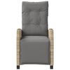 vidaXL Ensemble de bistro 3 pcs coussins m&eacute;lange beige r&eacute;sine tress&eacute;e