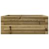 vidaXL Jardini&egrave;re 60x60x23 cm bois de pin impr&eacute;gn&eacute;