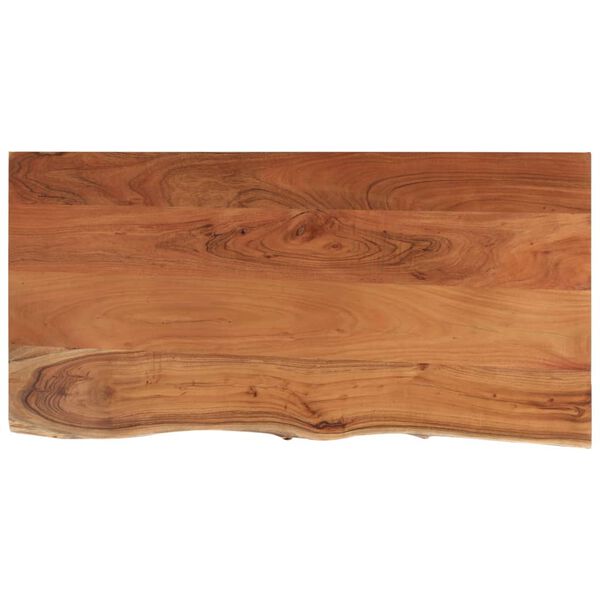 vidaXL Dessus de table 80x40x2,5 cm rectangulaire bois massif acacia