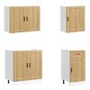 vidaXL Ensemble d'armoires de cuisine 7 pcs Kalmar bois d'ing&eacute;nierie