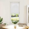 vidaXL Store pliss&eacute; blanc 50x150 cm largeur du tissu 49,4 cm polyester