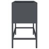 vidaXL Bac de jardin sur&eacute;lev&eacute; Anthracite 60 x 26 x 45 cm Acier