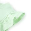 T-shirt enfants manches &agrave; volants vert tendre 92